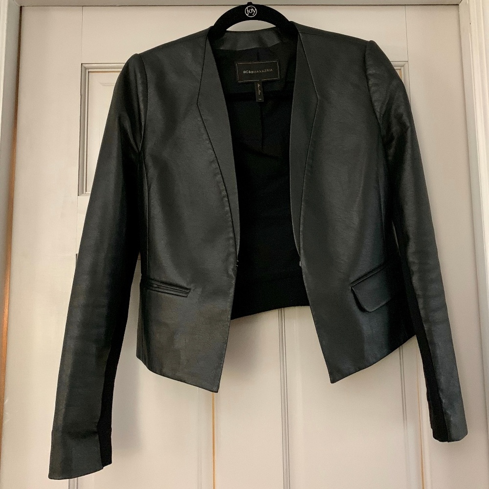 BCBG leather jacket